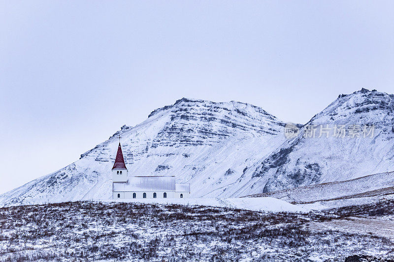 Vík i Myrdal Church Iceland